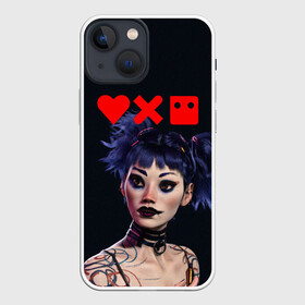 Чехол для iPhone 13 mini с принтом Love, Death and Robots | Lora (Z) в Тюмени,  |  | death | lora | love | love death robots | netflix | robots | vedeathrobots | xbot 4000 | лора | любовь | нетфликс | роботы | сериал | сериалы