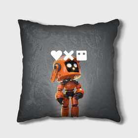 Подушка 3D с принтом Love, Death and Robots | K-VRC (Z) в Тюмени, наволочка – 100% полиэстер, наполнитель – холлофайбер (легкий наполнитель, не вызывает аллергию). | состоит из подушки и наволочки. Наволочка на молнии, легко снимается для стирки | death | k vrc | love | love death robots | netflix | robots | vedeathrobots | xbot 4000 | врц | любовь | нетфликс | роботы | сериал | сериалы