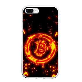 Чехол для iPhone 7Plus/8 Plus матовый с принтом BITCOIN / БИТКОИН / ОГОНЬ в Тюмени, Силикон | Область печати: задняя сторона чехла, без боковых панелей | Тематика изображения на принте: binance | binance com | bitcoin | bittrex com | btc | exmo me | hodl. | trading | банан биржа | бинанс | биткоин | криптовалюта биржа | криптотрейдер | криптотрейдинг | трейдинг