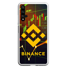 Чехол для Honor 20 с принтом BINANCE / БИНАНС / БАНАН в Тюмени, Силикон | Область печати: задняя сторона чехла, без боковых панелей | Тематика изображения на принте: binance | binance com | bitcoin | bittrex com | btc | exmo me | hodl. | trading | банан биржа | бинанс | биткоин | криптовалюта биржа | криптотрейдер | криптотрейдинг | трейдинг