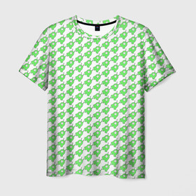 Мужская футболка 3D с принтом Мозговые слизни в Тюмени, 100% полиэфир | прямой крой, круглый вырез горловины, длина до линии бедер | bender | futurama | planet express | бендер | мульт | мультфильм | планетный экспресс | туранга лила | филипп джэй фрай | футурама
