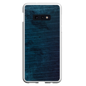 Чехол для Samsung S10E с принтом Texture. Blue Ripples в Тюмени, Силикон | Область печати: задняя сторона чехла, без боковых панелей | Тематика изображения на принте: background | blue | dark | gradient | lines | paints | purple | red | ripples | spot | spots | stripes | texture | waves | волны | голубая | градиент | краски | красный | линии | полосы | пятна | пятно | рябь | текстура | темная | тьма | фиолето