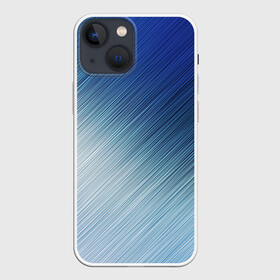 Чехол для iPhone 13 mini с принтом Текстура. Оттенки льда в Тюмени,  |  | background | blue | dark | gradient | ice | lines | paints | ripples | spot | spots | stripes | texture | waves | white | белый | волны | градиент | лед | линии | полосы | пятна | пятно | рябь | светлый | синий | текстура | темная | тьма | фон