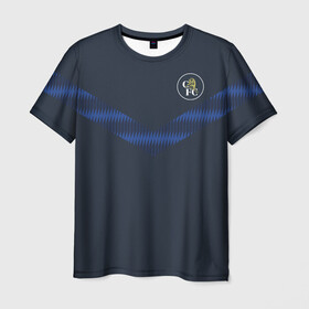 Мужская футболка 3D с принтом FC Chelsea | Retro #2 (2021/22) в Тюмени, 100% полиэфир | прямой крой, круглый вырез горловины, длина до линии бедер | 0x000000123 | chelsea | stamford bridge | вернер | канте | стамфорд бридж | челси