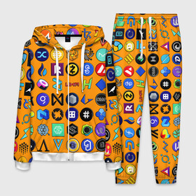 Мужской костюм 3D с принтом КРИПТОВАЛЮТЫ / CRYPTO в Тюмени, 100% полиэстер | Манжеты и пояс оформлены тканевой резинкой, двухслойный капюшон со шнурком для регулировки, карманы спереди | binance | binance com | bitcoin | bittrex com | btc | exmo me | hodl. | trading | банан биржа | бинанс | биткоин | криптовалюта биржа | криптотрейдер | криптотрейдинг | трейдинг