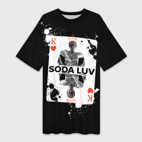 Платье-футболка 3D с принтом Репер   SODA LUV в Тюмени,  |  | rap | rapper | soda luv | st. petersburg | vladislav terentyuk | владислав терентюк | репер | рэп | рэп исполнитель | санкт петербург