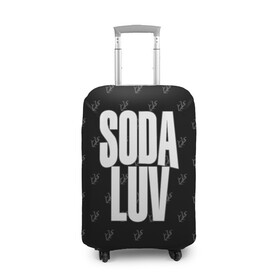 Чехол для чемодана 3D с принтом Репер - SODA LUV в Тюмени, 86% полиэфир, 14% спандекс | двустороннее нанесение принта, прорези для ручек и колес | rap | rapper | soda luv | st. petersburg | vladislav terentyuk | владислав терентюк | репер | рэп | рэп исполнитель | санкт петербург