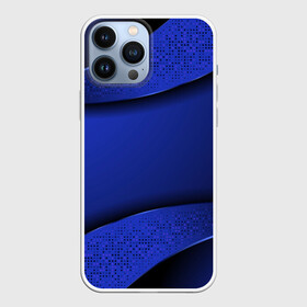 Чехол для iPhone 13 Pro Max с принтом 3D BLUE Вечерний синий цвет в Тюмени,  |  | Тематика изображения на принте: 3d | 3д | luxury | versace | vip | абстракция | блеск | блестки | версаче | вип | паттерн | роскошь | соты | текстуры