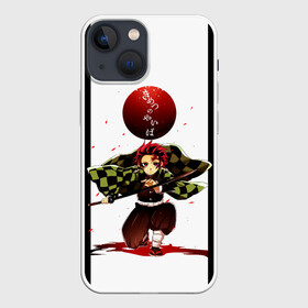 Чехол для iPhone 13 mini с принтом Танджиро Камадо Kimetsu no Yaiba в Тюмени,  |  | demon slayer | kamado | kimetsu no yaiba | nezuko | tanjiro | аниме | гию томиока | зеницу агацума | иноске хашибира | камадо | клинок | корзинная девочка | манга | музан кибуцуджи | незуко | рассекающий демонов | танджиро