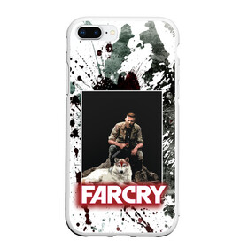 Чехол для iPhone 7Plus/8 Plus матовый с принтом FARCRY WOLF в Тюмени, Силикон | Область печати: задняя сторона чехла, без боковых панелей | far cry | far cry 5 | far cry new dawn | far cry primal | farcry | fc 5 | fc5 | game | new dawn | primal | игры | постапокалипсис | фар край | фар край 5