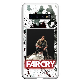 Чехол для Samsung Galaxy S10 с принтом FARCRY WOLF в Тюмени, Силикон | Область печати: задняя сторона чехла, без боковых панелей | far cry | far cry 5 | far cry new dawn | far cry primal | farcry | fc 5 | fc5 | game | new dawn | primal | игры | постапокалипсис | фар край | фар край 5