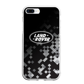 Чехол для iPhone 7Plus/8 Plus матовый с принтом LAND ROVER ГОРОДСКОЙ КАМУФЛЯЖ в Тюмени, Силикон | Область печати: задняя сторона чехла, без боковых панелей | land rover | range rover | городской камуфляж | камуфляж ленд ровер | камуфляж милитари | камуфляж миллитари | ланд ровер | ленд ровер | ленд ровер авто | ленд ровер камуфляж | ленд ровер одежда | лэнд ровер