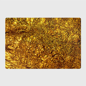 Магнитный плакат 3Х2 с принтом Сусальное золото в Тюмени, Полимерный материал с магнитным слоем | 6 деталей размером 9*9 см | Тематика изображения на принте: gold | золото | золотой | мятая | сусальное | фольга