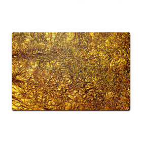 Головоломка Пазл магнитный 126 элементов с принтом Сусальное золото в Тюмени, полимерный материал с магнитным слоем | 126 деталей, размер изделия —  180*270 мм | Тематика изображения на принте: gold | золото | золотой | мятая | сусальное | фольга