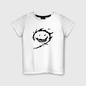 Детская футболка хлопок с принтом Коро-сенсей нарисован краской в Тюмени, 100% хлопок | круглый вырез горловины, полуприлегающий силуэт, длина до линии бедер | аниме | квест коро сенсея | коросенсей | монстр | наемник | подопытный | учитель | шинигами