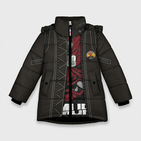 Зимняя куртка для девочек 3D с принтом Куртка Cyberpunk 2077 в Тюмени, ткань верха — 100% полиэстер; подклад — 100% полиэстер, утеплитель — 100% полиэстер. | длина ниже бедра, удлиненная спинка, воротник стойка и отстегивающийся капюшон. Есть боковые карманы с листочкой на кнопках, утяжки по низу изделия и внутренний карман на молнии. 

Предусмотрены светоотражающий принт на спинке, радужный светоотражающий элемент на пуллере молнии и на резинке для утяжки. | 2077 | crystal jock | cyberpunk | cyberpunk 2077 | johnny silverhand | silverhand | джонни сильверхенд | киберпанк | киберпанк 2077 | куртка cyberpunk 2077 | куртка сильверхенда | сильверхенд