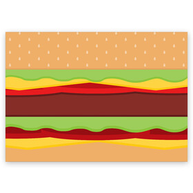 Поздравительная открытка с принтом Бутерброд в Тюмени, 100% бумага | плотность бумаги 280 г/м2, матовая, на обратной стороне линовка и место для марки
 | Тематика изображения на принте: background | burger | fast food | food | hamburger | sandwich | texture | будет | бургер | бутерброд | гамбургер | еда | текстура | фастфуд | фон