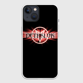 Чехол для iPhone 13 с принтом Dethklok в Тюмени,  |  | dethklok | metalocalypse | апокалипсис | вильям мердерфэйс | металл | металлапокалипсис | мульт | мультфильм | пиклз | рок группа | сквизгаард эксплоужен | токи вортуз