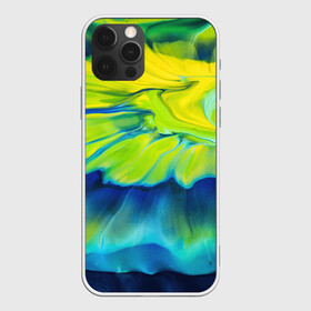 Чехол для iPhone 12 Pro Max с принтом Разводы яркой краски в Тюмени, Силикон |  | градиент | краска | круги | перелив | разводы