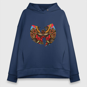 Женское худи Oversize хлопок с принтом Wu-Tang Dragon в Тюмени, френч-терри — 70% хлопок, 30% полиэстер. Мягкий теплый начес внутри —100% хлопок | боковые карманы, эластичные манжеты и нижняя кромка, капюшон на магнитной кнопке | Тематика изображения на принте: black | hiphop | method man | music | new york | nyc | odb | old school | rap | rza | wu tang clan | wutang | ву тэнг | граффити | микрофон | музыка | нью йорк | рэп | рэпер | хипхоп