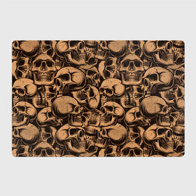 Магнитный плакат 3Х2 с принтом Черепа в Тюмени, Полимерный материал с магнитным слоем | 6 деталей размером 9*9 см | rock and roll | rock n roll | skull | рок н ролл | череп | черепушка