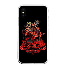 Чехол для iPhone XS Max матовый с принтом Dethklok concert в Тюмени, Силикон | Область печати: задняя сторона чехла, без боковых панелей | dethklok | metalocalypse | апокалипсис | вильям мердерфэйс | металл | металлапокалипсис | мульт | мультфильм | пиклз | рок группа | сквизгаард эксплоужен | токи вортуз