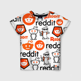 Детская футболка 3D с принтом REDDIT / РЕДДИТ / ЛОГОБОМБИНГ в Тюмени, 100% гипоаллергенный полиэфир | прямой крой, круглый вырез горловины, длина до линии бедер, чуть спущенное плечо, ткань немного тянется | forum | logo | logobombing. | memeeconomy | memes | pattern | reddit | the button | лого | логобомбинг | логотип | мемы | подписчики | реддит | редит | сабреддит | социальная сеть | тайный санта | узор | форум