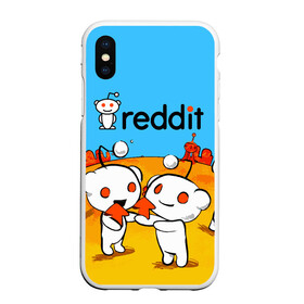 Чехол для iPhone XS Max матовый с принтом REDDIT / РЕДДИТ / UPVOTE ART в Тюмени, Силикон | Область печати: задняя сторона чехла, без боковых панелей | Тематика изображения на принте: forum | logo | memeeconomy | memes | reddit | the button | upvoted | арт | вверх | градиент | лого | логотип | мемы | персонажи. | поднять голос | подписчики | реддит | редит | сабреддит | социальная сеть | стрелки | тайный санта