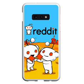 Чехол для Samsung S10E с принтом REDDIT / РЕДДИТ / UPVOTE ART в Тюмени, Силикон | Область печати: задняя сторона чехла, без боковых панелей | Тематика изображения на принте: forum | logo | memeeconomy | memes | reddit | the button | upvoted | арт | вверх | градиент | лого | логотип | мемы | персонажи. | поднять голос | подписчики | реддит | редит | сабреддит | социальная сеть | стрелки | тайный санта