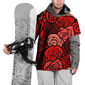 Накидка на куртку 3D с принтом Розочки в Тюмени, 100% полиэстер |  | summer | sun | аромат | букет | вазон | великолепие | краски | красота | куст | летняя | лето | нежность | природа | растения | розы | солнце | украшение | фауна | цветник | цветы