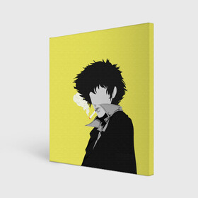 Холст квадратный с принтом Cowboy Bebop. Спайк Шпигель в Тюмени, 100% ПВХ |  | anime | cowboy bebop | manga | spike spiegel | аниме | бибоп | ковбой | ковбой бибоп | космический | космос | манга | ретро аниме | спайк шпигель