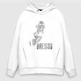 Мужское худи Oversize хлопок с принтом Messi Scream в Тюмени, френч-терри — 70% хлопок, 30% полиэстер. Мягкий теплый начес внутри —100% хлопок | боковые карманы, эластичные манжеты и нижняя кромка, капюшон на магнитной кнопке | argentina | barca | barcelona | football | lionel | messi | spain | sport | аргентина | барса | барселона | гол | золотой мяч | игрок | испания | камп ноу | лионель | месси | мяч | спорт | тренер | футбол | чемпион | чемпионат