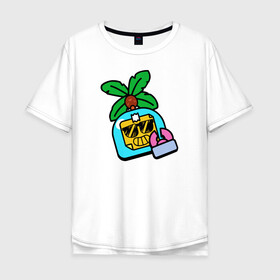 Мужская футболка хлопок Oversize с принтом SPROUT (ICON) 1 в Тюмени, 100% хлопок | свободный крой, круглый ворот, “спинка” длиннее передней части | android | brawl | brawl stars | clash | game | stars | андроид | игра | мобильные игры