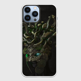 Чехол для iPhone 13 Pro Max с принтом Медуза Горгона | Эвриала в Тюмени,  |  | Тематика изображения на принте: горгона | змеи | медуза | медуза горгона | мифическое существо | эвриала