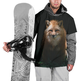 Накидка на куртку 3D с принтом Хитрый Лис в Тюмени, 100% полиэстер |  | animals | beast | forest | fox | nature | orange | predator | red | животные | зверь | лес | лис | лиса | лисица | лисичка | природа | рыжая | рыжий | фыр | хитрый | хищник