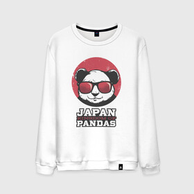 Мужской свитшот хлопок с принтом Japan Kingdom of Pandas в Тюмени, 100% хлопок |  | art | japanese | panda | retro look | style | vintage look | арт | винтаж | винтажный стиль | кингдом | королевство | королевство панд | крутая панда в очках | панда | пандочка | ретро стиль | рисунок панды | япония | 