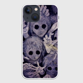 Чехол для iPhone 13 mini с принтом Бедные души в Тюмени,  |  | Тематика изображения на принте: души | жуткое | мертвые | приведения | призраки