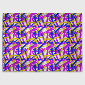 Плед 3D с принтом абстракция из ярких полос в Тюмени, 100% полиэстер | закругленные углы, все края обработаны. Ткань не мнется и не растягивается | abstract | art | blue | bright | brush strokes | childrens | color | daub | drawing | geometry | gouache | isometry | lilac | pattern | stripes | three | yellow | абстрактный | гуашь | желтый | мазки кистью | мазня | полосы | синий | сиреневый | три | цве
