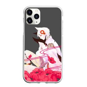 Чехол для iPhone 11 Pro матовый с принтом Flower Tomoe в Тюмени, Силикон |  | akura | kamisama kiss | kitsune | mizuki | nanami | tomoe | yokai | акура | аниме | бог | боги | демон лис | демоны | ёкай | змея | йокай | кицуне | лис | мидзуки | мизуки | нанами | неко | очень приятно бог | томое | томоэ