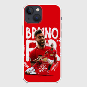 Чехол для iPhone 13 mini с принтом БРУНО ФЕРНАНДЕШ   МАНЧЕСТЕР в Тюмени,  |  | bruno miguel borges fernandes | football | manchester united | sport | бруно фернандеш | манчестер юнайтед | спорт. | футбол