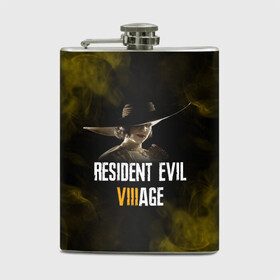 Фляга с принтом RESIDENT EVIL VILLAGE | LADY DIMITRESCU (Z) в Тюмени, металлический корпус | емкость 0,22 л, размер 125 х 94 мм. Виниловая наклейка запечатывается полностью | horror | lady dimitrescu | resident evil | resident evil 8 | village | демитреска | деревня | димитреску | леди димитреска | обитель зла | резидент эвил | ресидент евил | хоррор