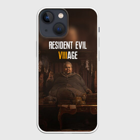 Чехол для iPhone 13 mini с принтом RESIDENT EVIL VILLAGE | РЕ ДЕРЕВНЯ (Z) в Тюмени,  |  | horror | resident evil | resident evil 8 | village | демитреска | деревня | леди димитреска | обитель зла | резидент эвил | ресидент евил | хоррор