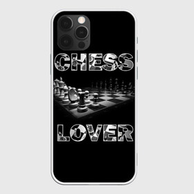 Чехол для iPhone 12 Pro Max с принтом Chess Lover | Любитель шахмат в Тюмени, Силикон |  | Тематика изображения на принте: chess lover | любитель шахмат | шах и мат | шахматные фигуры | шахматы