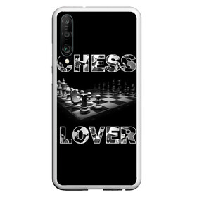 Чехол для Honor P30 с принтом Chess Lover | Любитель шахмат в Тюмени, Силикон | Область печати: задняя сторона чехла, без боковых панелей | Тематика изображения на принте: chess lover | любитель шахмат | шах и мат | шахматные фигуры | шахматы