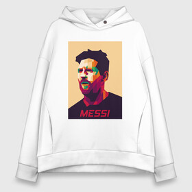 Женское худи Oversize хлопок с принтом Messi - Barcelona в Тюмени, френч-терри — 70% хлопок, 30% полиэстер. Мягкий теплый начес внутри —100% хлопок | боковые карманы, эластичные манжеты и нижняя кромка, капюшон на магнитной кнопке | argentina | barca | barcelona | football | lionel | messi | spain | sport | аргентина | барса | барселона | гол | золотой мяч | игрок | испания | камп ноу | лионель | месси | мяч | спорт | тренер | футбол | чемпион | чемпионат