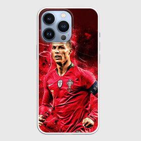 Чехол для iPhone 13 Pro с принтом Криштиану Роналду (Португалия) в Тюмени,  |  | 7 | cr | cr7 | cristiano | fc | fifa | footbal | juventus | madrid | portugal | real | ronaldo | soccer | криштиану | лига | мяч | мячик | поле | португалия | роналду | спорт | форма | футбол | футболист | футбольная | футбольный | чемпион |