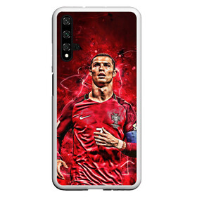 Чехол для Honor 20 с принтом Cristiano Ronaldo (Portugal) в Тюмени, Силикон | Область печати: задняя сторона чехла, без боковых панелей | 7 | cr | cr7 | cristiano | fc | fifa | footbal | juventus | madrid | portugal | real | ronaldo | soccer | криштиану | лига | мяч | мячик | поле | португалия | роналду | спорт | форма | футбол | футболист | футбольная | футбольный | чемпион |