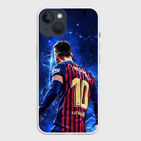 Чехол для iPhone 13 с принтом Leo Messi | Лео Месси | 10 в Тюмени,  |  | 10 | argentina | barcelona | fc | fifa | footbal | leo | lionel | messi | soccer | аргентина | барселона | лео | лига | лионель | месси | мяч | мячик | поле | спорт | форма | футбол | футболист | футбольная | футбольный | чемпион