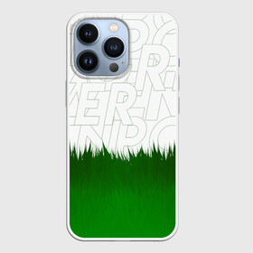 Чехол для iPhone 13 Pro с принтом GREEN POWER в Тюмени,  |  | eco | green peace | nature | vegan | вегетарианство | гринпис | зеленая сила | летний | натуральный | природа | свежий | тренд | эко | экология | яркий