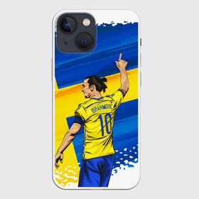 Чехол для iPhone 13 mini с принтом ЗЛАТАН ИБРАГИМОВИЧ   ШВЕЦИЯ в Тюмени,  |  | football | sport | zlatan ibrahimovic | златан ибрагимович | милан | сборная швеции. | спорт | футбол